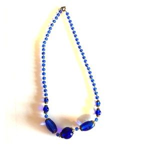 Blue necklace
